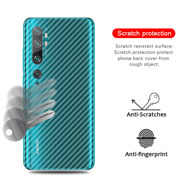 Bakeey-009-mm-Ultra-thin-Matte-Carbon-Fiber-Anti-scratch-PET-Soft-Back-Screen-Protector-Film-for-Xia-1606563-3